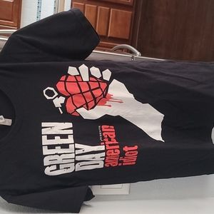 Green Day American Idiot Black T-shirt Size Small